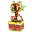 Ruyi Christmas gifts children&39s three-dimensional wooden puzzle hand assembled music box - Listen Listen 408