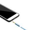 Huashi car aux audio cable car copper 35mm male to male double head phone car audio cable silver