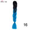 Silky Strands 24 100g Ombre Synthetic Braiding Hair Extensions For Crochet Braids Kanekalon Jumbo Braids Two Tone Ombre Color 1p