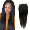 Queen Hair Mongolian Straight Closure 7A Unprocessed Human Hair Mongolian Closure With Bleached Knots Free Part