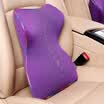 Nile Car Cushion Colorful Mystery Office Space Memory Cotton Cushion Back Cushion Car Waist Pillow Waist Purple