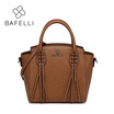 BAFELLI split leather shell shoulder bag Large capacity fashion tassel luxury handbag black bolsa feminina women messenger bag