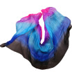 2017 Natural Silk Belly Dance Silk Veil Authentic Silk Veil Belly Dance Accessories RosePurpleTurquoiseRoyal BlueBlack