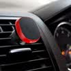 Bass Baseus car phone holder magnetic outlet car supplies magnetic car phone bracket magnet leather section navigation multi-function universal red