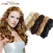 Soy una peluca de 24 "Clip de fibra sintética de alta temperatura ondulada de 14 colores en extensiones de cabello para mujeres