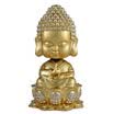 Love Ant ianttek AM-08 Car Decoration Car Decoration Car Interior Jewelry Car Center Console Creative Golden Buddha Gold