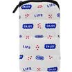 Kinbor creative pencil bag large capacity stationery bag student school supplies neon sleeping bag DTB6258