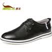 Kang leading layer leather casual shoes wild comfortable men&39s shoes black 273113043 41 yards black 41