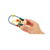 goki wooden traditional toys Clock bears Mini Bead Frames Floating ball press&shake figures Top with pull out string