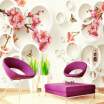 Fashion Interior Flower Design 3D Stereo Mural Photo Wallpaper Custom Living Room Bedroom Backdrop Wall Paper Home Decor Fresco