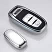 Di Galen Audi car key bag new Audi A6L Q5 A5 A7 A8L A4L car key case buckle mens womens silicone soft rubber local gold