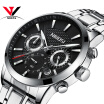 Reloj De Pulsera De Cuarzo NIBOSI Masculino De Lujo Nuevo Reloj De Pulsera Relojes De Cronógrafo Relojes De Cuero De Moda Relojes Relogio Masculino Ca