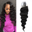 Amazing Star Loose Wave Closure Brazilian Virgin Hair Closure with Baby Hair Virgin Human Hair Lace Crochet Closure 4x4 Inch