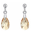 Women Fashion Jewelry Water Drop Earrings Crystal from Austrian High Quality Accessories Simple Style Gift E27387