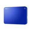 TOSHIBA 3TB USB30 Mobile Hard Drive CANVIOTM ADVANCE V9 Series 25 Inch Mystery Blue Fashion Colorful Encryption Security