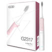 Saky Electric Toothbrush Adult Ultrasonic Induction Cordless Toothbrush G2317 Pink Standard 2 brush heads