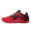 Qiaodan mens basketball shoes breathable shock absorption wear low sports shoes XM1580101 black silver 39