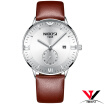 Moda Simple Impermeable Relojes NIBOSI Reloj De Pulsera Correa De Cuero Reloj De Pulsera De Cuarzo Genuino Reloj De Los Hombres De Lujo Casual