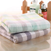Montagut towels home textiles gauze square towel 2 cotton thin&comfortable simple&elegant generous men&women universal green gray 85g Article 34x75cm