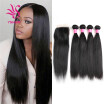 4 Bundles Straight Hair With Closure 7A Peruvian Straight Virgin Hair With Closure Human Hair Peruvian Virgin Hair With Closure