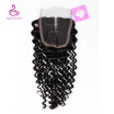 Silkswan Peruvian Lace Closure Deep Wave Remy Hair Free Part 4x 4 100 Human Hair 8-18 Free Shipping