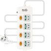 Eastman Etman five sub-control 3 m 5 independent switch socket overload protection plug home wiring board