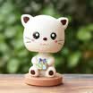 Molong kiss cat creative car shaking head spring decoration ornament cartoon car decoration car car supplies gift cat