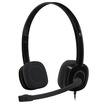 Logitech H151 Stereo Headset Microphone Black