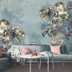 Custom 3d mural wallpaper Personality Abstract living room wallpaper European Style Floral Wall Painting retro wallpaper