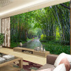 Custom 3D Photo Wallpaper Pastoral Bamboo Forest Landscape Wallpaper Living Room Sofa TV Photography Background Wall Paper 3D