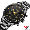 Reloj De Pulsera De Cuarzo Reloj Masculino Reloj De Pulsera De Lujo Relojes De Lujo Reloj De Pulsera Impermeable Reloj De Acero Inoxidable Reloj Negro