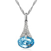 Waterdrop Pendants Crystal from Austrian Elements High Quality Crystal Necklace Women For Wedding 8422