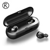 IKF M1s Real Wireless Bluetooth Headset Binaural Sports Running Mini Stealth In-ear Air Split Apple vivo Huawei millet OPPO Mobile Phone Universal Black