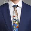 INTERIGHT Demon Cats Joint Limited Edition Men&39s Silk Tie Print