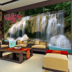 Custom Mural Wallpaper 3D Non-woven Waterfall Landscape Wall Decorations Living Room Kitchen Pictures Modern Wallpaper For Walls