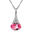 Waterdrop Pendants Crystal from Austrian Elements High Quality Crystal Necklace Women For Wedding 8422