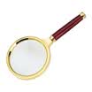 Aoshengda Optical Magnifier 10 Times Ultra Clear Mahogany Reading Hand-Held Magnifying Glass