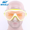 Whale Scuba Diving Snorkeling Electroplating Frameless Mask