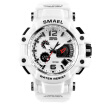 SMAEL Men Watches White Sport Watch LED Digital 50M Waterproof Casual Watches Male Clock relogios masculino Watches Man