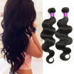 3pcs Brazilian Virgin Hair Body Wave hair extension Natural Black Unprocessed Brazilian Human Hair Extensions Brazilian Body Wave