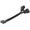 Fancaster PHANTEKS CB-Y4P PC fan 4-pin adapter cable 1 min 2 extension cable fan extension cable support temperature control speed detection preparation of network 120mm long