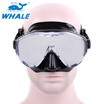 Whale Scuba Diving Snorkeling Electroplating Frameless Mask