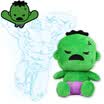 Marvel MARVEL Hulk Bamboo charcoal car with bamboo charcoal car inside deodorant air purification to taste charcoal car ornaments ornaments plush
