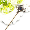 New style Brand Fashion Bridal Wedding Hairstick Hair Jewelry Hairpin Bohemian Crystal Hair pin Hair Sticks Turkish Handwear