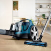 Philips PHILIPS vacuum cleaner FC5986 81 small household dust-free bag high-power denim blue