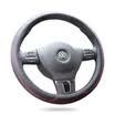 BOLISH Volkswagen Golf 7 Tiguan Lingdu Langshang Passat Sagitar Magotan CC Bora Four Seasons Universal Leather Steering Wheel Cover BT01 Black Red Line