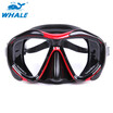Whale Brand Professional Silicone Gear Scuba Diving Mask Equipment Snorkel Anti-Fog UV Waterproof Dive Glasses
