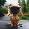 Jun Hao car ornaments shaking head doll car interior simulation dog car creative jewelry cartoon doll car supplies pug