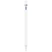 ESCASE Apple iPad Cap Stylus Compatible with Microsoft SurfaceHuaweiSamsung Tablets Mobile Smart Touch Rechargeable ES01 Privileged Crystal White