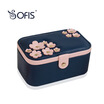 SOFIS double jewel box cherry blossom jewelry box jewelry storage box necklace ring box simple original birthday gift